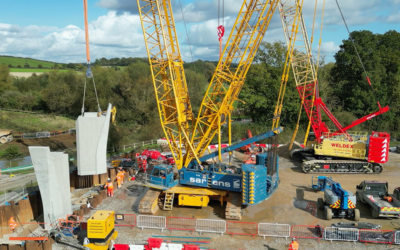 Edgcote viaduct assembly begins