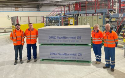 Plasterboard recycling moves to the next level