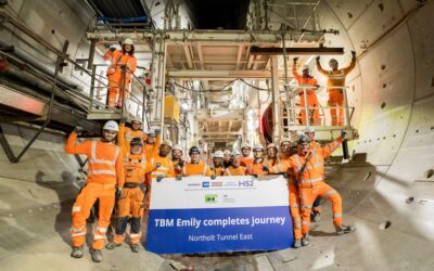 Third HS2 tunnelling machine completes drive beneath the capital