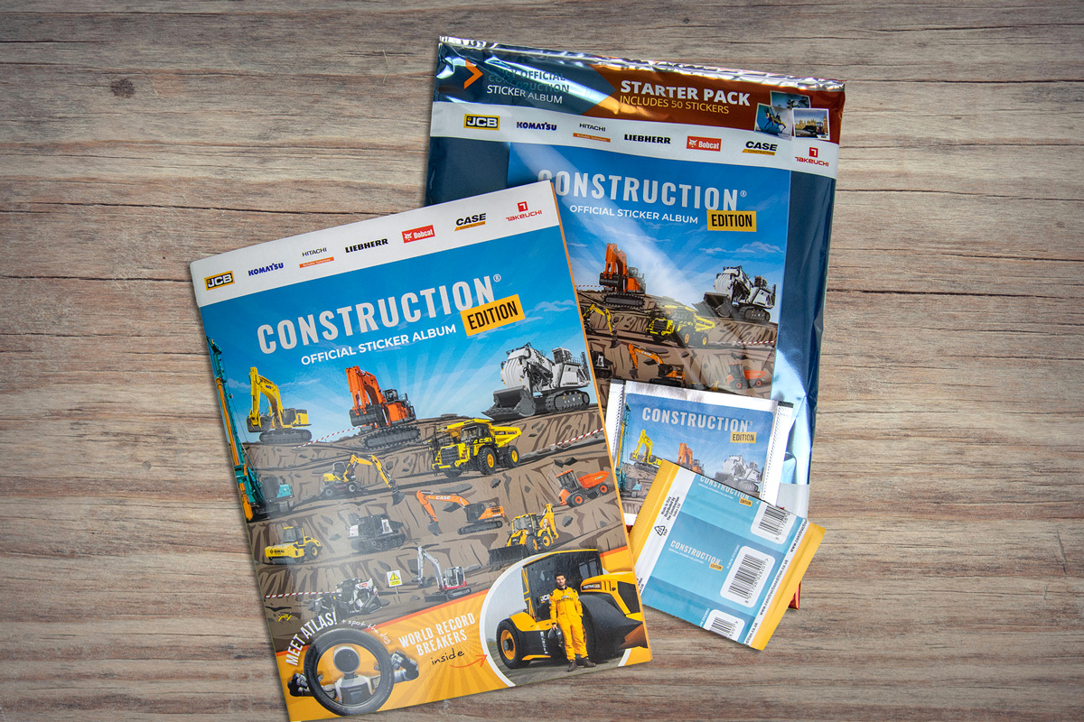 Introducing the Construction Edition Official Sticker Album