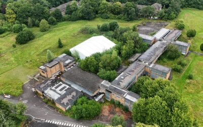 Old Stockport high school comes down