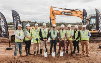 Caddick starts work at Durham business park