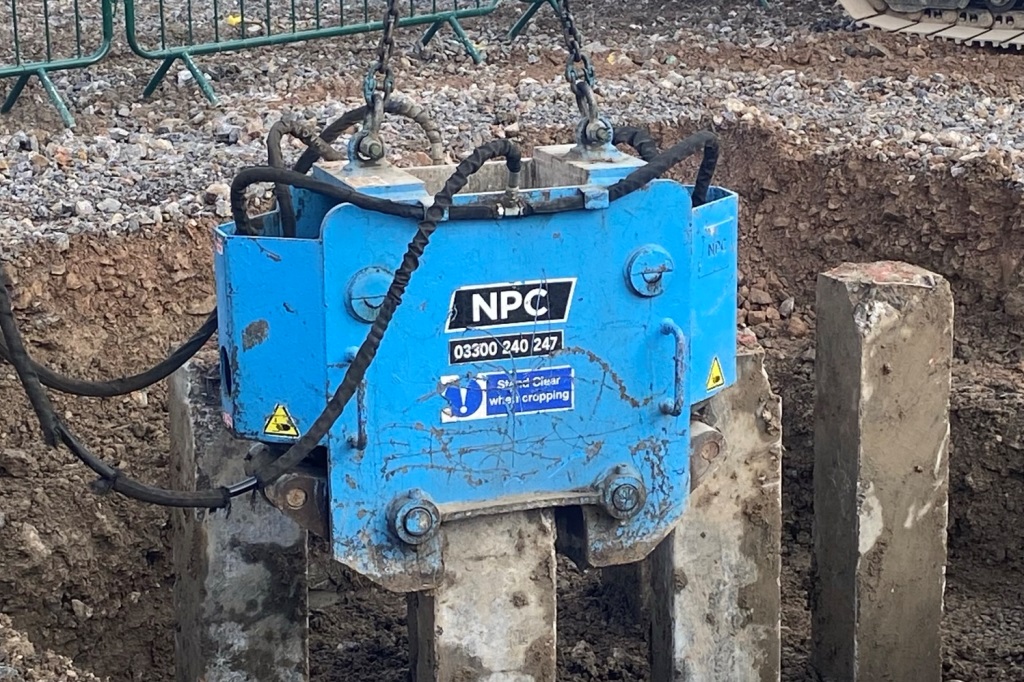 Seventeen thousand piles for Bridgwater factory