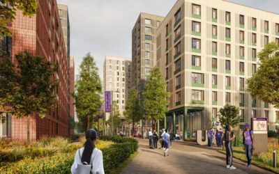 Manchester campus blocks pass Gateway 2