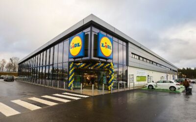 Solar panels on their way to middle of Lidl