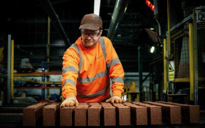 Backing for bricks baked with hydrogen