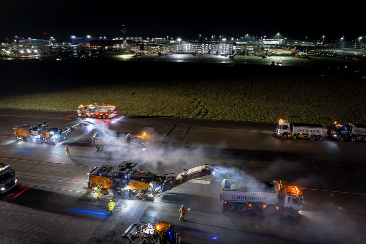 Holcim supplies aggregates for Luton airport
