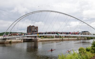 New Trent bridge opens up Nottingham redevelopment