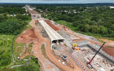 Final roof section on HS2 tunnel