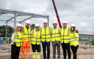 Caddick raises steel on Leyland industrial site