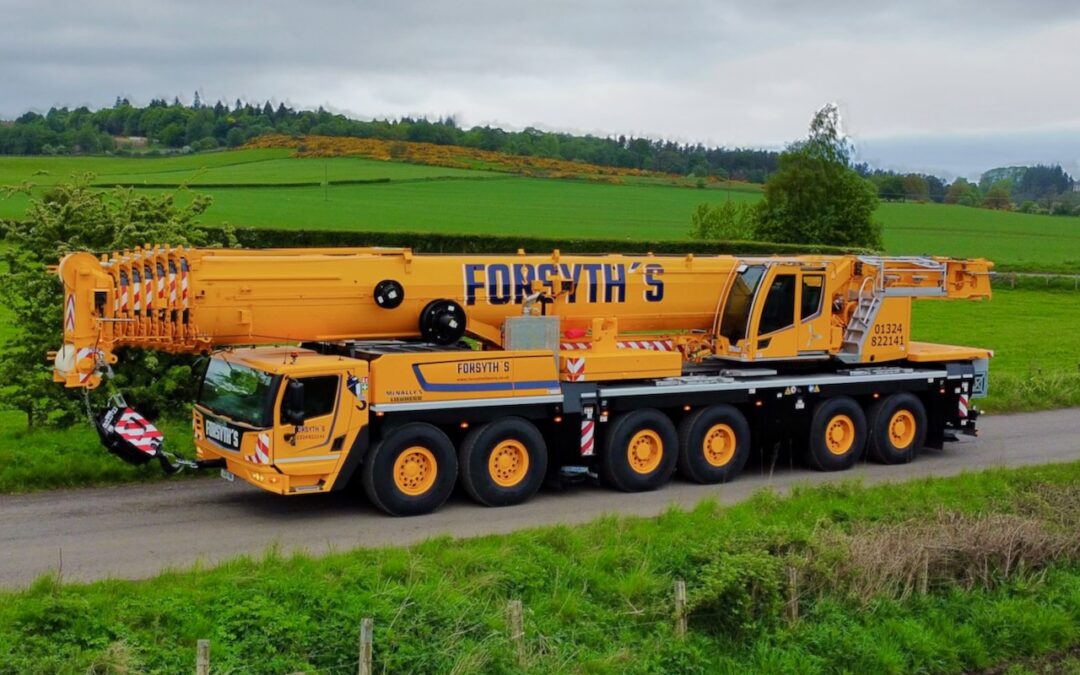 First Liebherr 90m boom, 300-tonner for Forsyth’s