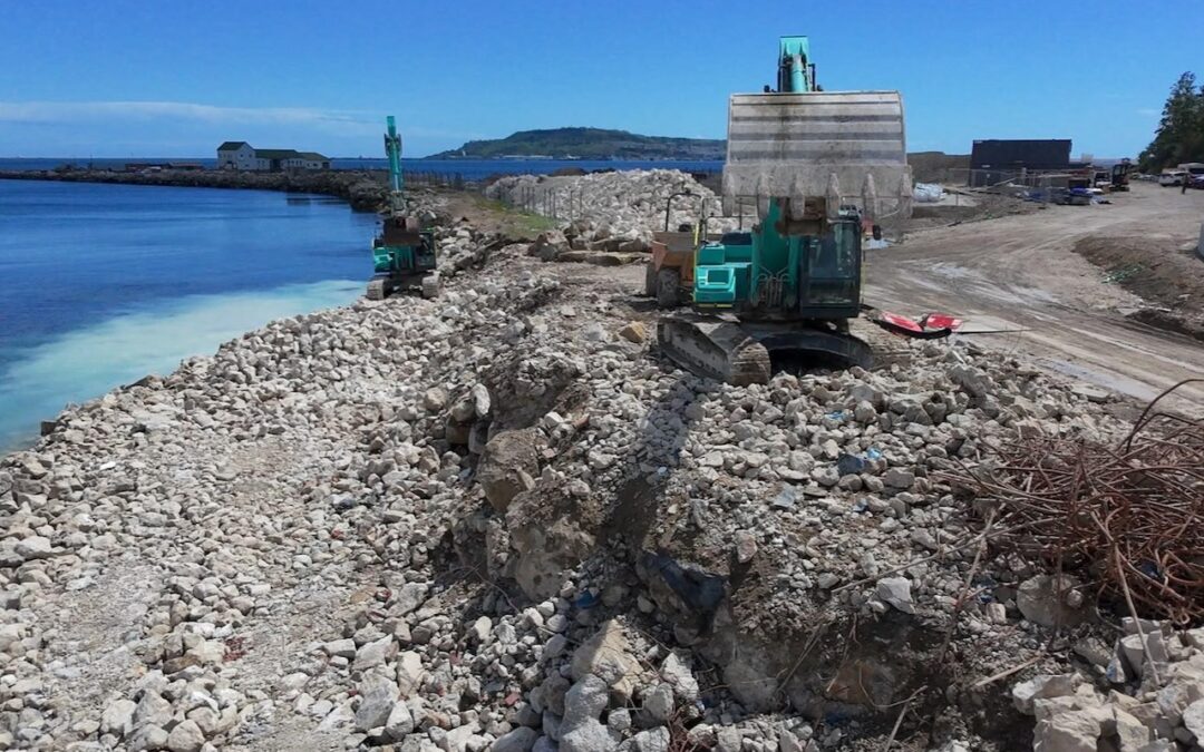 Holcim strengthens Weymouth sea defences