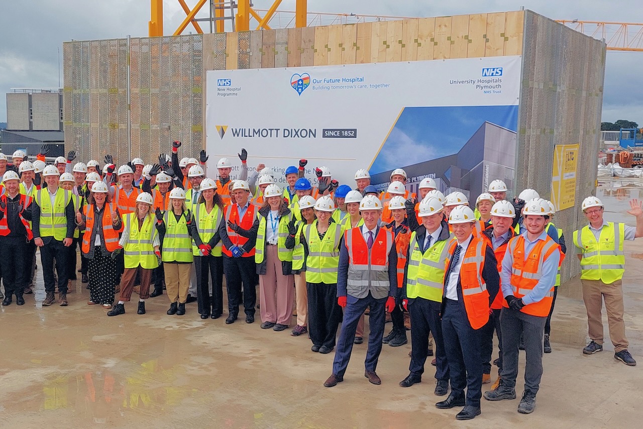 First New Hospital Programme hospital tops out