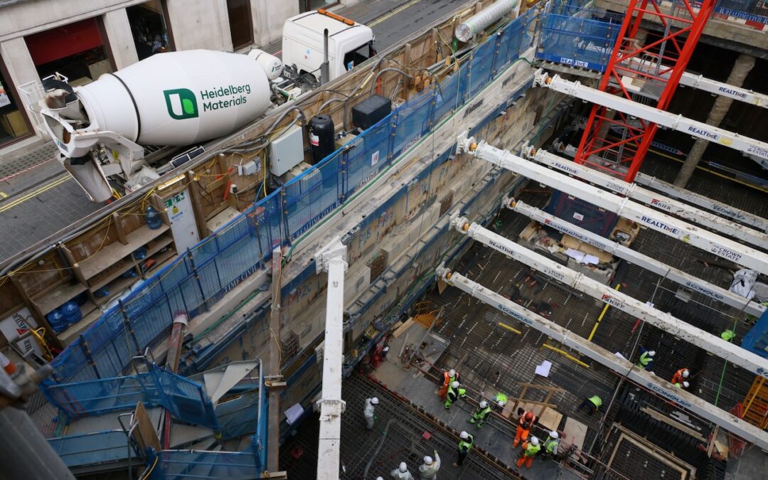 Heidelberg supplies low carbon concrete in Piccadilly