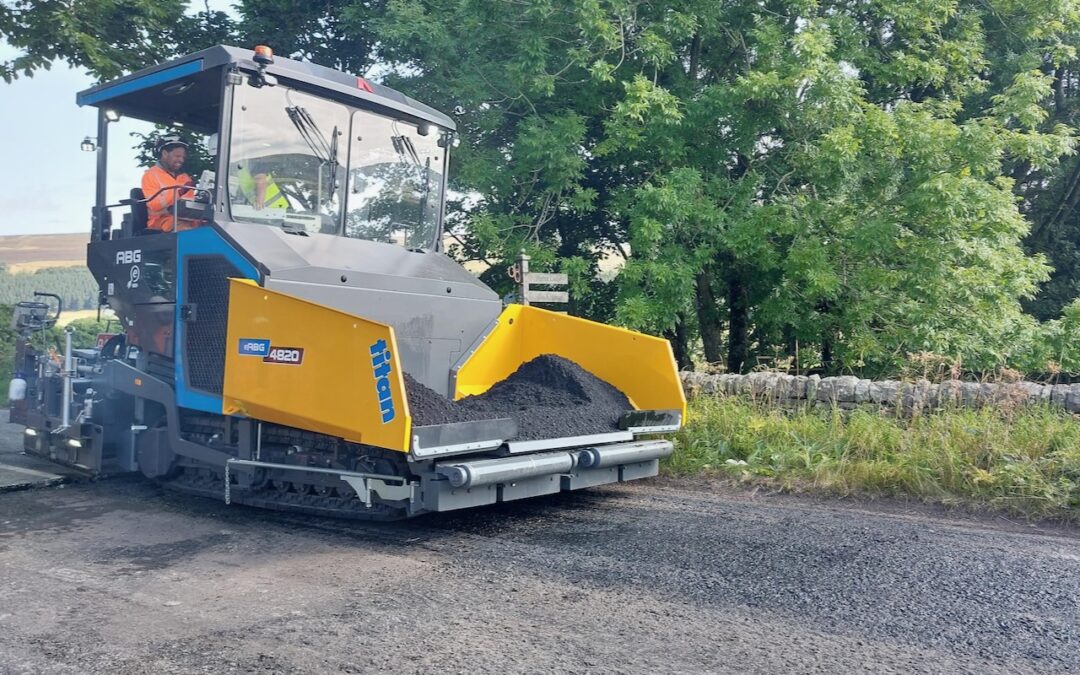 Carbon storing asphalt used in Cumbria